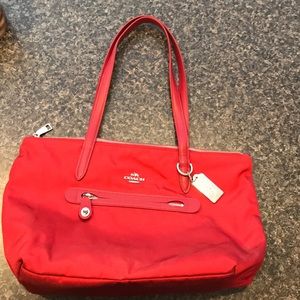 Coach Red Handbag